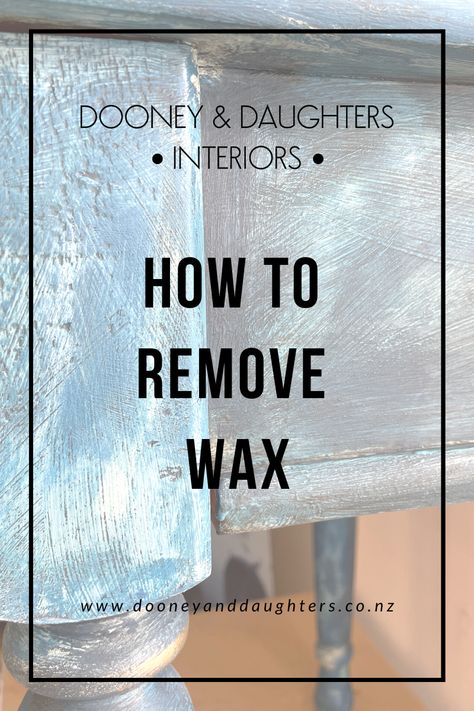 So you've chalk painted and waxed a piece of furniture and have now decided you need a lacquered finish, what do you do? Fortunately the fix is easy! In this blog post we will explain why you need to remove the wax and how to do it. Painting Over Waxed Furniture, How To Paint Over Chalk Paint That Has Been Waxed, Painting Over Waxed Chalk Paint, How To Remove Wax Finish From Furniture, Remove Wax From Furniture, How To Remove Wax From Furniture, How To Remove Chalk Paint From Furniture, Wax Finish On Wood, Rattan Furniture Makeover