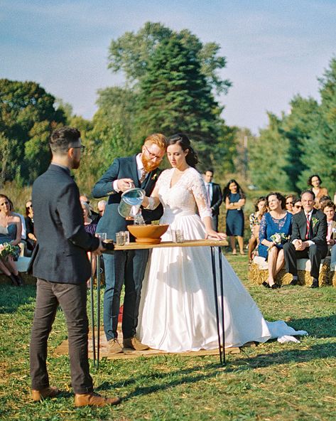 This works for outdoor ceremonies, of course, but it allows couples throwing an indoor reception get in on the planting fun. Take a cue from this bride and groom, who potted and watered a plant together during their ceremony to represent the joining of their families. Wedding Ceremony Ideas Unity, Ceremony Ideas Unity, Family Wedding Ideas, Ritual Ideas, Christian Wedding Ceremony, Wedding Ceremony Unity, Jewish Wedding Ceremony, Wedding Ceremony Ideas, Unity Ceremony