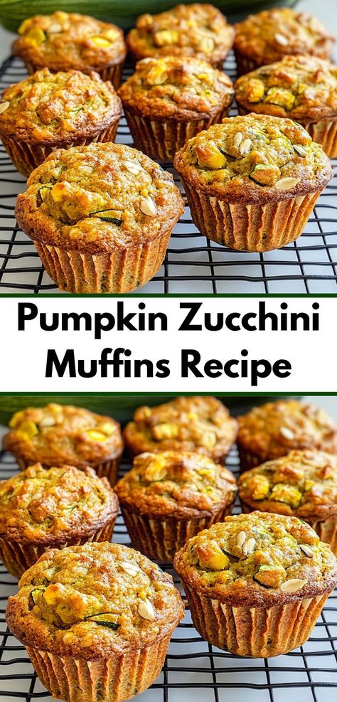 Looking for lunch ideas? Try this Pumpkin Zucchini Muffins Recipe! A unique muffin recipe that combines the flavors of pumpkin zucchini, perfect for lunch recipes or dinner ideas. Pumpkin Zucchini Recipes, Pumpkin Zucchini Muffins, Breakfast With Eggs, Eggs And Potatoes, Canned Pumpkin Recipes, Pumpkin Zucchini, Casserole Ideas, Zucchini Muffin Recipes, Pumpkin Muffins Easy