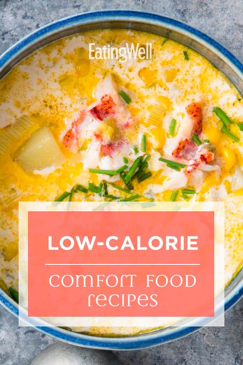 Healthier Comfort Food Recipes, Low Calorie Sunday Dinner Ideas, Lightened Up Recipes, Healthy American Recipes, Low Calorie Comfort Food Recipes, Low Calorie Winter Meals, Low Calorie Family Meals, Low Calorie Dinner Recipes For Family, Low Calorie Comfort Food