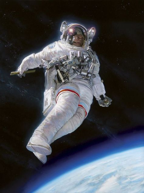 Donato Giancola, Astronaut Illustration, Astronaut Art, Astronauts In Space, Space Suit, Space Nasa, The Messenger, Science Fiction Art, Space And Astronomy