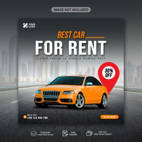 PSD luxury car rental social media post design template Car Social Media Post Design, Car Social Media Design, Car Social Media Post, Car Post, Pantone Color Palette, Color Palette Fashion, Pantone Colour Palettes, Creative Car, Luxury Car Rental