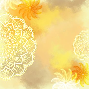 yellow,mandala,water color,round,circle,fower,floral,illustration,orange,ethnic,ramadhan Haldi Backdrop Illustration, Mandela Art Wallpaper, Cool Yellow Wallpapers, Mandala Logo Design, Buddha Background, Yoga Background, Yellow Mandala, Sunflower Illustration, Peacock Pictures