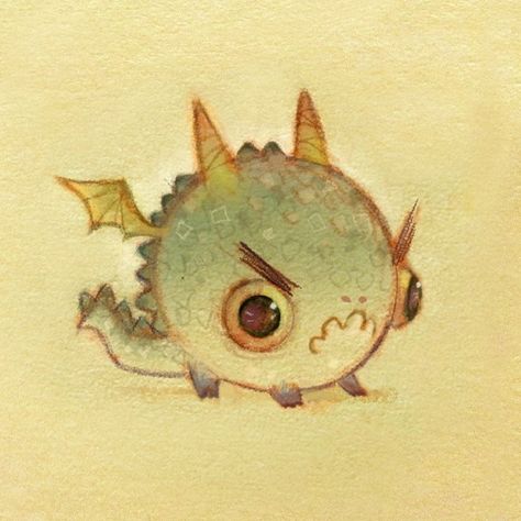 tiny dragons Adorable Doodles, Dragon Drawings, Cute Dragon Drawing, Tiny Dragon, Art Mignon, Little Dragon, Cute Dragons, Art Et Illustration, Dragon Drawing