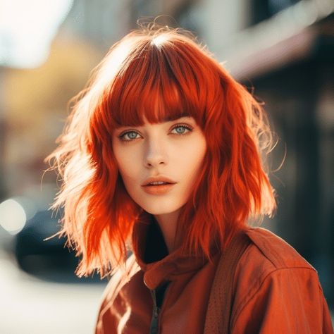 72 Gorgeous Red Hair Color Ideas Trending in 2023 Fire Red Hair Color, Fire Engine Red Hair, Fire Hair Color, Hair Color Ideas Trending, Gorgeous Red Hair, Fire Red Hair, Trending In 2023, Neutral Skin, Flame Hair