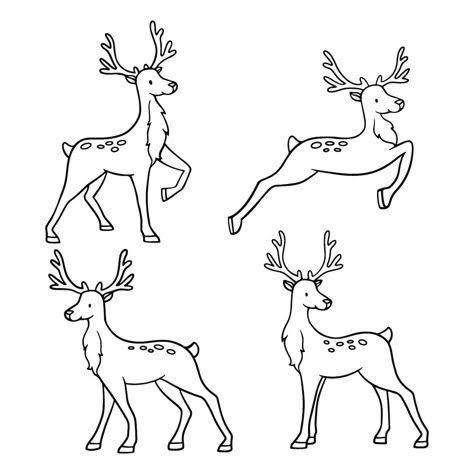 Free Vector | Hand drawn reindeer drawing illustration Christmas Shop Ideas, Reindeer Drawing, Christmas Core, Xmas Menu, Celebration Day, Christmas Shop, Christmas Drawing, Valentino Rossi, Line Drawings