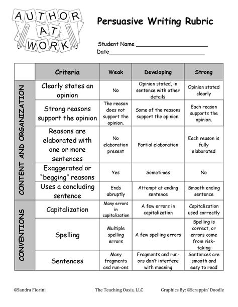 writing ideas for third grade | Back To School Product Premiere Persuasive Writing Rubric, Literature Essay, Writing Rubrics, Persuasive Essay Topics, Persuasive Text, Writing A Persuasive Essay, Student Images, Third Grade Writing, 3rd Grade Writing