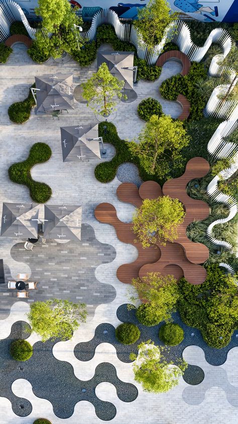 Landscape And Urbanism Architecture, Plaza Design, Urban Landscape Design, Landscape Design Plans, Landscape And Urbanism, Landscape Architecture Design, Green Architecture, Urban Furniture, Parking Design