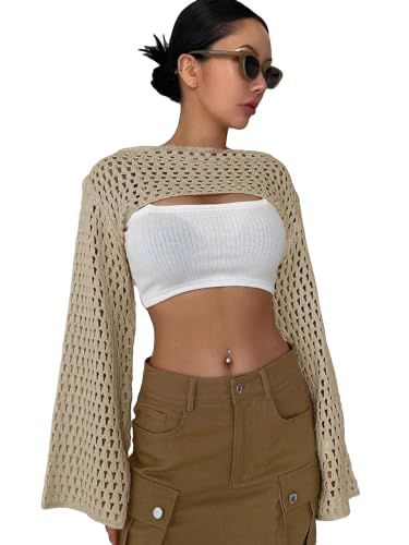 Crochet Crop Top Outfit, Crochet Tops Ideas, Crop Tops Crochet, Trendy Crochet Patterns, Crochet Long Sleeve Tops, Top A Crochet, Crochet Hand Bags, Crop Top Outfit, Adorable Newborn