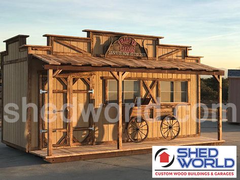 Rustic - Shed World Rustic Sheds Ideas, Rustic Sheds, Sheds Ideas, Wood Window Boxes, Rustic Shed, Imperial County, Western Bar, Garage Builders, Tulare County