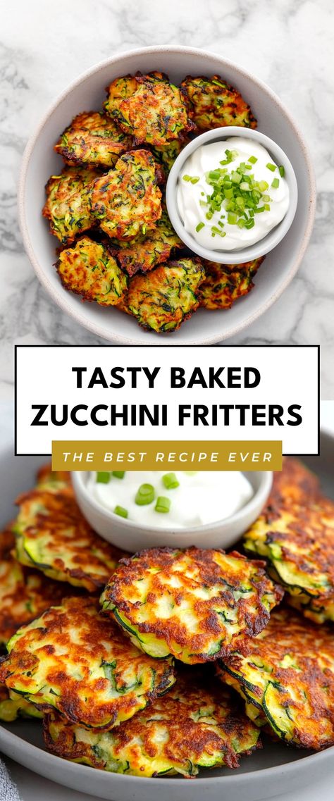 Image for Tasty Baked Zucchini Fritters Zucchini Recipes Fritters, Baked Zucchini Fritters Recipe, Eggs And Zucchini Recipe, Zucchini Latkes Recipe, Italian Zucchini Fritters, Zucchini Wraps Recipes, Light Lunch Ideas Healthy, Zucchini Fritters Baked, Zucchini Keto Recipes