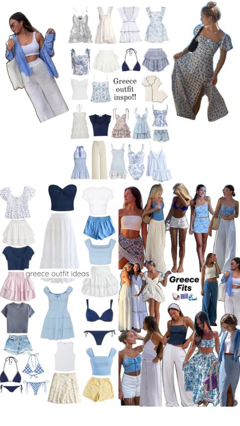 Greece Summer Outfits, Greece Outfit Ideas, Greece Rhodes, Greece Outfit, Fits Summer, Greece Summer, Rhodes Greece, Boat Party, Koh Samui