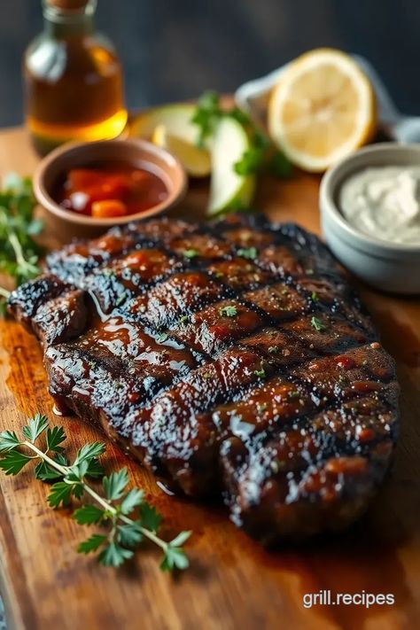 Grilled Sirloin Steak with Flavorful Marinade - Grill Recipes Cajun Steak Marinade, Sirloin Tip Marinade, Sirloin Marinade Recipes, Sirloin Steak Recipes Grilled, Grill Steak Recipes, Grilled Sirloin Steak Recipes, Sirloin Marinade, Sirloin Steak Marinade, Top Sirloin Recipes