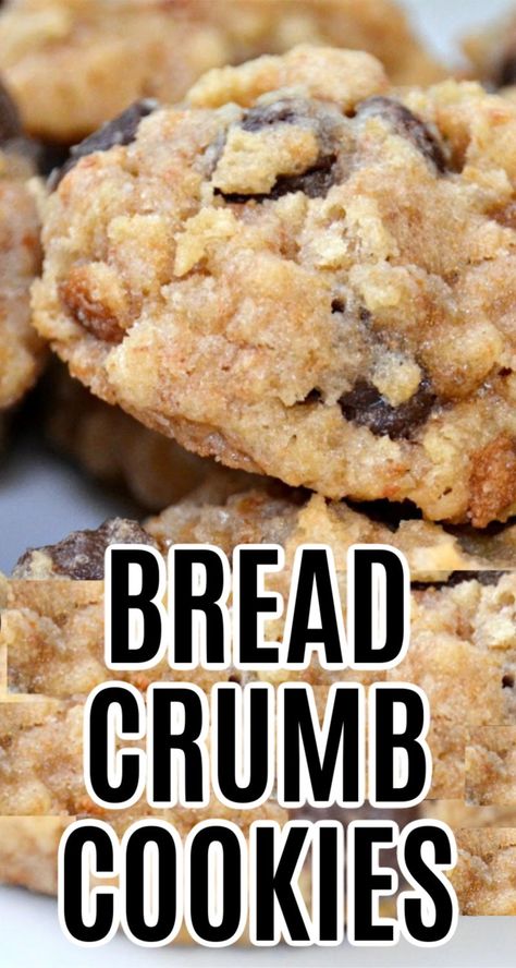 What To Do With Stale Muffins, Cake Crumb Cookies, Bread Crumb Recipes, Leftover Cookies Recipes, Cookie Crumb Crust Recipe, Last Crumb Cookies, Recipes With Old Bread, Crumb Cookies, Stale Bread Recipes