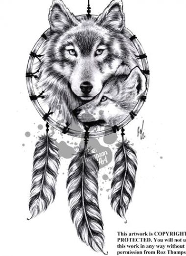 Wolf Dreamcatcher Tattoo, Atrapasueños Tattoo, Lup Singuratic, Wolf Dreamcatcher, Dream Catcher Tattoo Design, Light Inspiration, Kunst Tattoos, Dream Catcher Tattoo, Wolf Tattoo Design