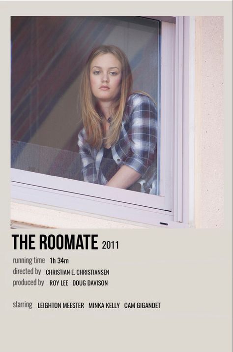 The Roomate, Gossip Girl Nate, Movies Minimalist, Polaroid Movie Poster, 33 Birthday, Poster Polaroid, The Roommate, Custom Album Covers, Girly Movies