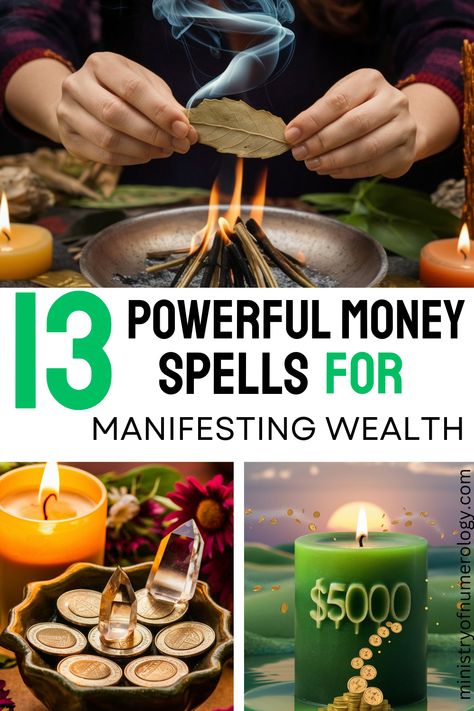 Create a personal talisman for wealth attraction. Tap for instructions on this powerful money spell amulet! #PowerfulMoneySpells #AbundanceAmulet Spells For Success In Sports, Money Spells Magic Wealth, New Moon Money Ritual, Spell For Prosperity, Spell To Get A House, Money Rituals Magic Spells, Moon Money Spell, Money Bowl Spell Ingredients, Money Manifestation Spell