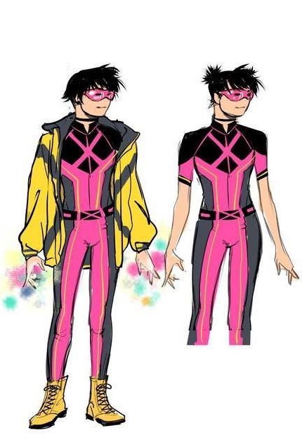 X Men Suit Design Marvel, Mcu Superhero Outfit, X Men Suit Design, X Men Redesign, Xmen Redesign, Superhero Redesign, Devil Fruit Oc, Marvel Jubilee, Xmen Characters