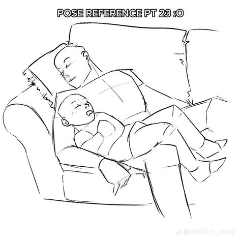 Father And Son Base Drawing, Father Son Art Reference, Found Family Drawing Reference, Sibling Art Reference Poses, Family Art Reference Poses, Mother Poses Drawing, Drawing Poses Family, Father Daughter Dynamic Drawing, Father Son Pose Reference