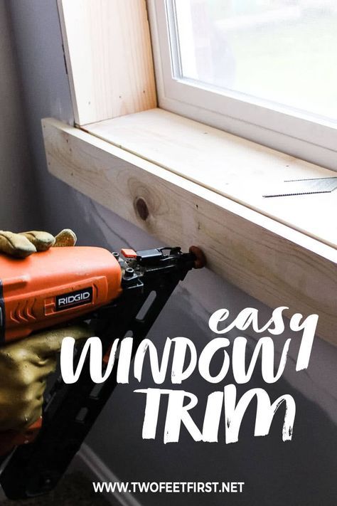 Simple Window Trim, Farmhouse Window Trim, Craftsman Window, Craftsman Window Trim, Diy Window Trim, Farmhouse Trim, Interior Window Trim, Diy Trim, House Trim