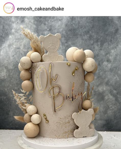 Gender Torte, Gateau Gender Reveal, Cake Decor Ideas, Gender Reveal Cake, Teddy Bear Baby Shower, Baby Cakes, Future Mom, Baby Gender Reveal, Baby Bear Baby Shower