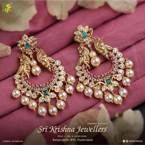 beautiful diamond neckles Chandbalis Earrings Gold Latest, Gold Jhumkas Latest Designs, Earrings Gold Chandbali, Latest Model Ear Rings Gold, Gold Jumkas Design Latest Bridal, New Model Earrings Gold Latest, Jumkas Gold Indian Bridal Latest, Chandbali Earrings Gold Latest Designs, Latest Jhumka Designs Gold Indian