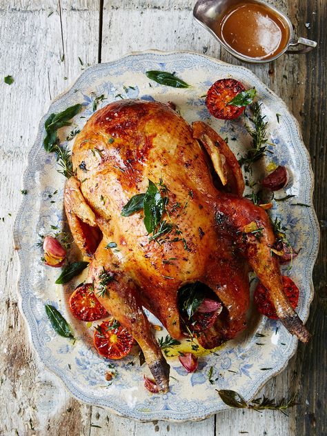 Best Christmas Turkey | Turkey Recipes | Jamie Oliver Recipes Best Roasted Turkey, Christmas Dinner Sides, Christmas Turkey Recipes, Roast Turkey Recipes, Christmas Turkey, Turkey Stuffing, Good Roasts, Jamie Oliver Recipes, Empanadas Recipe