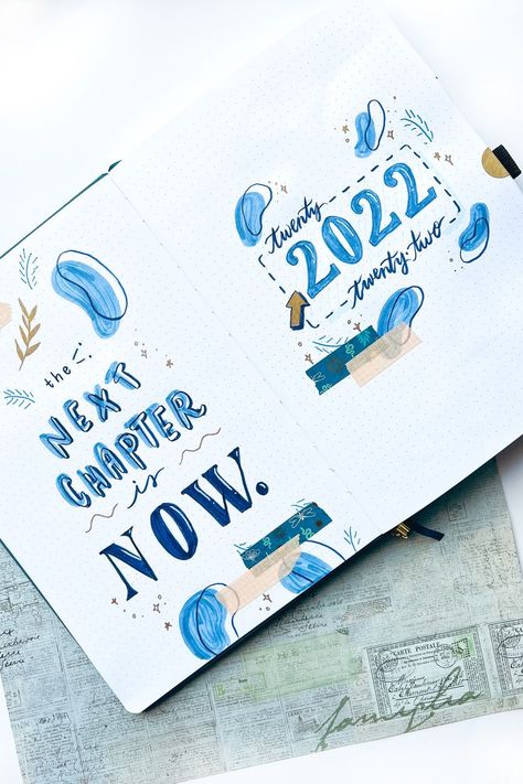 Year Notebook Ideas, Bullet Journal Yearly Spread, Bullet Journal Title Page, Bullet Journal First Page, Reading Bullet Journal, Bullet Journal Yearly, Bullet Journal Titles, Bullet Journal 2024, Book Journal Ideas