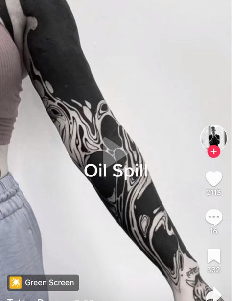 Oil Spill Tattoo, Cottagecore Tattoo, Tattoo Oil, Witchy Cottagecore, Tattoo Aesthetic, Oil Spill, Style Tattoo, I Understand, Dnd Characters