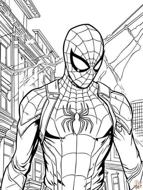 Spider Men / Coloring Pages For Kids "Spider Men Coloring Pages: Unleash Your Inner Hero with Our Collection" | Catch My Party easychristmascoloringpages #coloringeggs #awesomecrossbillcoloringpage #foxprintables⌨️. Spider Man For Coloring, Colouring Pages Spiderman, Printable Spiderman Coloring Pages, Coloring Page Spiderman, Marvel Colouring In Pages, Spiderman Coloring Sheet, Xmen Coloring Pages, Coloring Pages Characters, Spider Man Coloring Pages Free Printable