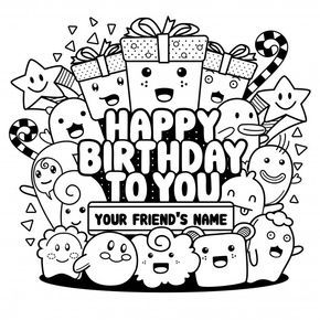 Doodle happy birthday greeting cards Premium Vector | Free Vector #Freepik #vector #freebackground #freebirthday #freehappy-birthday #freeparty 50 Doodle Ideas, Doodle Art Birthday Ideas, 80s Aesthetic Drawing Ideas, Doodle Art For Birthday, Drawing Birthday Ideas, Doodles For Birthday, Birthday Sketch Art, Happy Birthday Design Ideas, Happy Birthday Doodle Art