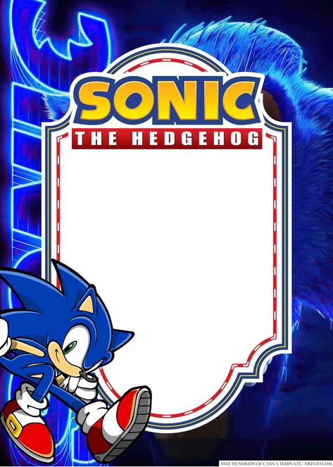 Get 20+ Sonic the Hedgehog Canva Birthday Invitation Templates Got a Sonic the Hedgehog fan in the house? Then why not throw them a birthday party that's just as fast-paced and exciting as their favorite video game? And what better way to start things off than wi...