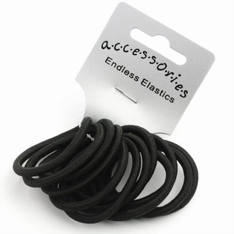 Set of 12 Black Thick Snag Free Endless Hair Elastics Bobbles Hair Bands, http://www.amazon.co.uk/dp/B006ZCY6N4/ref=cm_sw_r_pi_awd_y9cLsb11CE5JC Old Kids Cartoons, Teen Christmas Wishlist, Black Hair Band, Diy Hair Scrunchies, Hair Acessories, Hair Bobbles, Cute School Supplies, Wedding Prep, Elastic Hair Bands