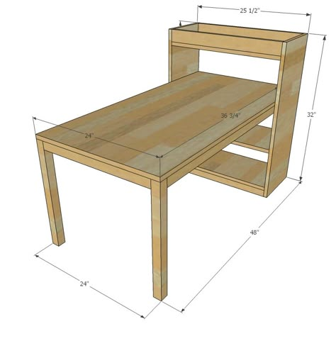 Art Desk For Kids, Desk For Kids, Kids Art Table, Kids Craft Tables, Diy Kids Table, Diy Kids Art, Diy Computer Desk, Craft Table Diy, Coffee Table Plans