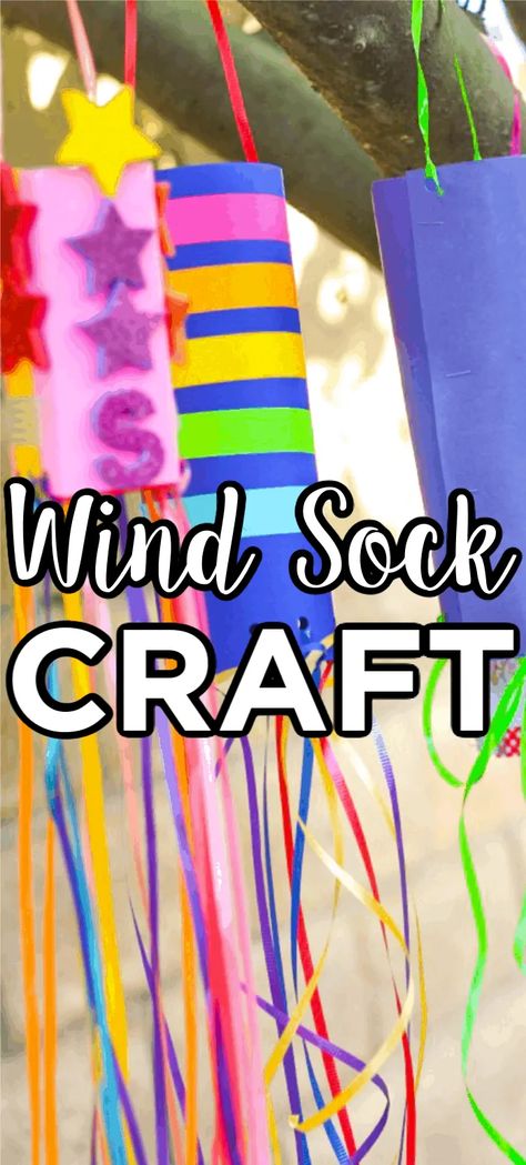 Wind Sock Craft. how to make a windsock. Paper Wind Sock Craft Project. diy windsock. how to make wind socks. camping windsock. Diy Windsock, Wind Sock Craft, Socks Camping, Weather Kindergarten, Windsock Craft, Wind Socks, Keepsake Gift Ideas, Kites Craft, Camping Crafts For Kids