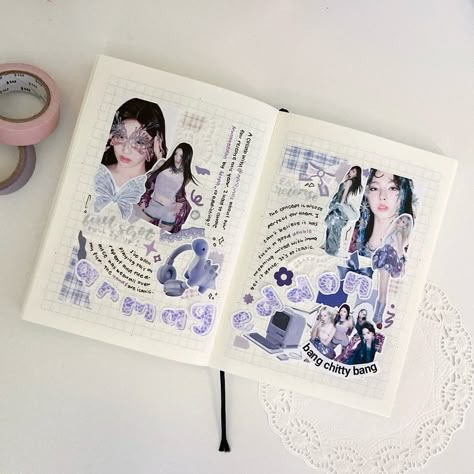 kpop journal • Instagram Kpop Scrapbook Ideas, Mini Journaling, Kpop Scrapbook, Kpop Bullet Journal, Kpop Journaling, Kpop Journal Ideas, Journal Therapy, Kpop Journal, Art Journal Therapy