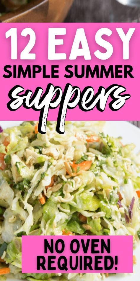 No oven needed recipes! Simple summer dinners! Easy dinner recipe ideas! Meals For Hot Weather Summer, Cold Meals For Hot Days, Hot Summer Day Meals, Supper Ideas For Hot Summer Days, Hot Weather Dinners, Cold Supper Ideas, No Cook Dinners For Summer, No Cook Healthy Meals, Too Hot To Cook Dinners