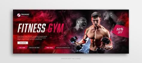 Fitness Banner Design, Gym Banner Design, Gym Poster Design, Kai Greene Bodybuilding, Fitness Banner, Business Case Study, Sport Ads, Couples Fitness, Kai Greene