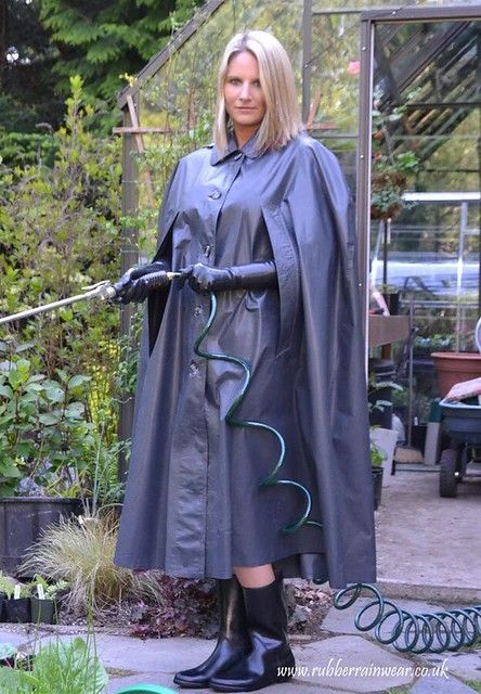 Rubber Raincoats | david durrant | Flickr Mantel Cape, Best Rain Jacket, Rainwear Girl, Green Raincoat, Rubber Raincoats, Rainwear Fashion, Black Rain Jacket, Rain Cape, Pvc Raincoat