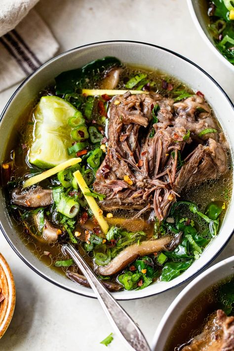 Short Rib Soup, Rib Soup, Soup Beef, Beef Back Ribs, Soup Instant Pot, Asian Beef, Comforting Soup, Short Rib, Seafood Soup