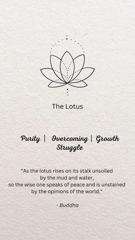 Tattoos For Wisdom, Fine Line Tattoo Lotus Flower, Meaning Of Lotus Tattoo, Fine Lotus Tattoo, Lotus Quote Tattoo, Fine Line Tattoos Meaningful, One Line Lotus Tattoo, Meaningful Fine Line Tattoo, Minimalist Tattoo Meaning Symbols