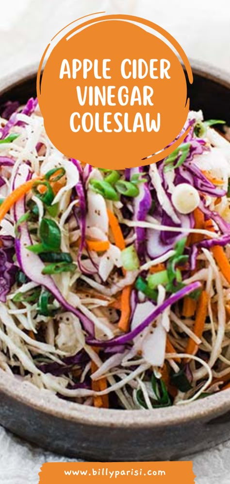 Vinegar Slaw Recipe, Slaw For Pulled Pork, Apple Cider Vinegar Coleslaw, Vinegar Based Coleslaw, Tangy Coleslaw Recipe, Vinegar Based Coleslaw Recipe, Pulled Pork Slaw, Recipe For Pulled Pork, Apple Coleslaw Recipe