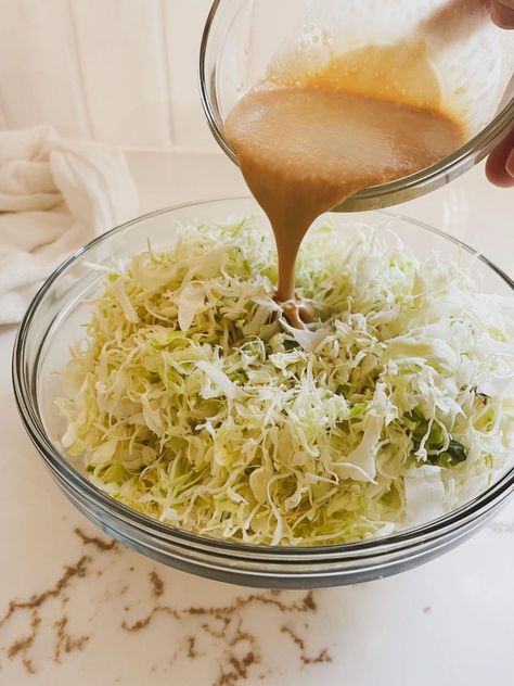 Japanese Cabbage Salad - Espresso and Lime Japanese Shredded Cabbage Salad, Cabbage Mayo Salad, Japanese Side Salad, Asian Cabbage Salad Dressing, Dominican Cabbage Salad, Japanese Miso Salad Dressing, Japanese Cabbage Salad Dressing, Cabbage Salad Ideas, Japanese Slaw Recipe