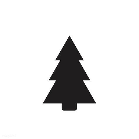 Christmas tree icon on white background | free image by rawpixel.com Christmas Tree Doodle, Silhouette Christmas Tree, Icon Black Background, Christmas Tree Icon, Doodles Christmas, Christmas Tree Logo, Christmas Tree Outline, Christmas Tree Vector, Christmas Silhouette