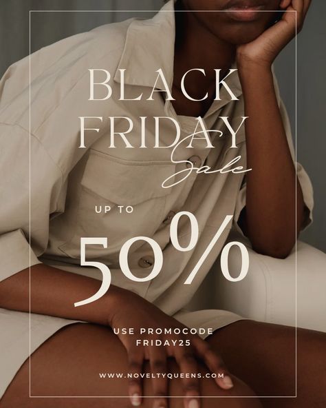 Visit our website Friday November 26 to participate in our Black Friday sale. 50% off starts 12am on the dot Black Friday Sale Ads, Black Friday Graphic, Black Friday Advertising, Black Friday Sale Design, Professional Flyer Design, Black Friday Fashion, Fashion Sale Banner, Black Friday Poster, Black Friday Sale Flyer