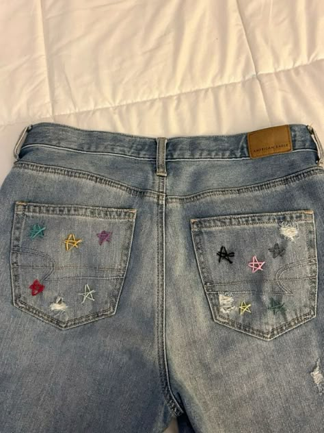 Eras Tour Jeans, Taylor Swift Jeans, Ropa Upcycling, Eras Outfit, Taylor Swift Inspired, Taylor Swift Tour Outfits, Diy Vetement, Eras Tour Outfit, Eras Tour Outfits