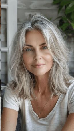 Womens Haircuts Medium, Stunning Hairstyles, Bob Haircuts For Women, Haircut For Older Women, Medium Hair Cuts, Medium Length Hair, Older Women Hairstyles, Elegant Hairstyles, Medium Length Hair Cuts