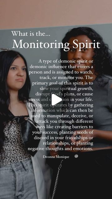 Deonna Monique on Instagram: "I’m going to be doing a couple posts on the monitoring spirit. When we know what kind of spirits enter people it’s easier to break that spirit off and away from your life. Let’s take a poll. Do you know someone with the Monitoring Spirit?👇🏽 #monitoringspirits #discernment #spiritualwarfare #breakingspells" Monitoring Spirits Quotes, Caleb Gordon, Monitoring Spirits, Spooky Island, Couple Posts, Toxic Environment, Peoples Actions, I Am Not Perfect, Bad Spirits