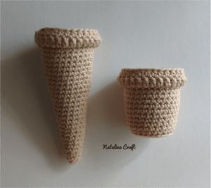 Ice Cream Crochet Pattern, Ice Cream Crochet, Crochet Ice Cream, Crochet Play Food, Crochet Cupcake, Amigurumi Food, Crochet Fruit, Crochet Food, Ice Cream Cones