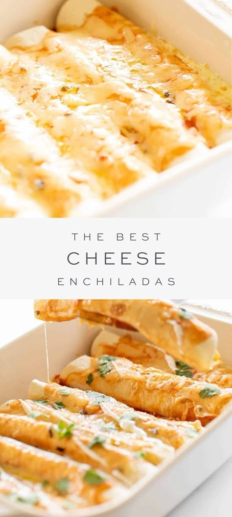 Best Cheese For Enchiladas, Queso Sauce For Enchiladas, Creamy Cheese Enchiladas, Best Cheese Enchilada Recipe, How To Make Cheese Enchiladas, Siete Enchiladas, Enchilada Side Dish Ideas, Cheese Sauce For Enchiladas, Mexican Cheese Enchiladas